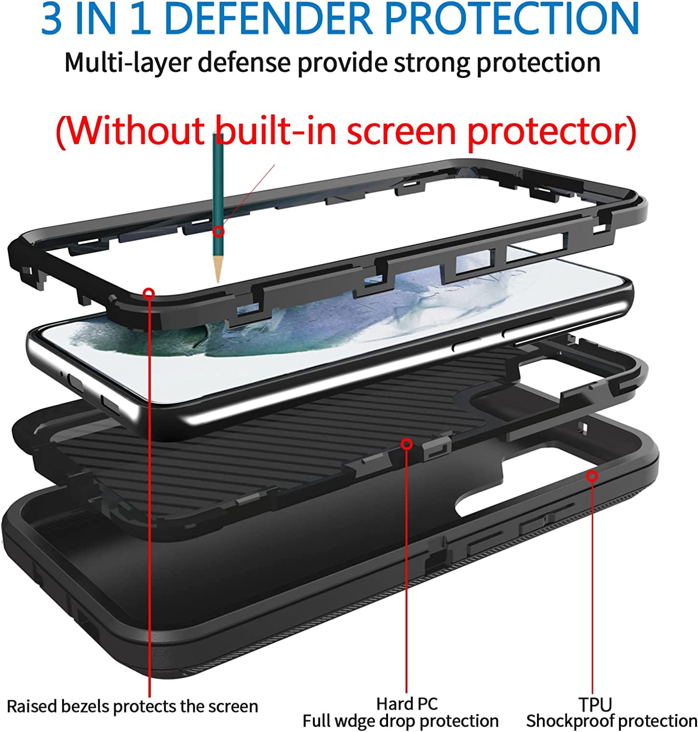 Coque Defender antichoc pour Google Pixel 7 Pro Coque Defender antichoc pour Google Pixel 7 Pro